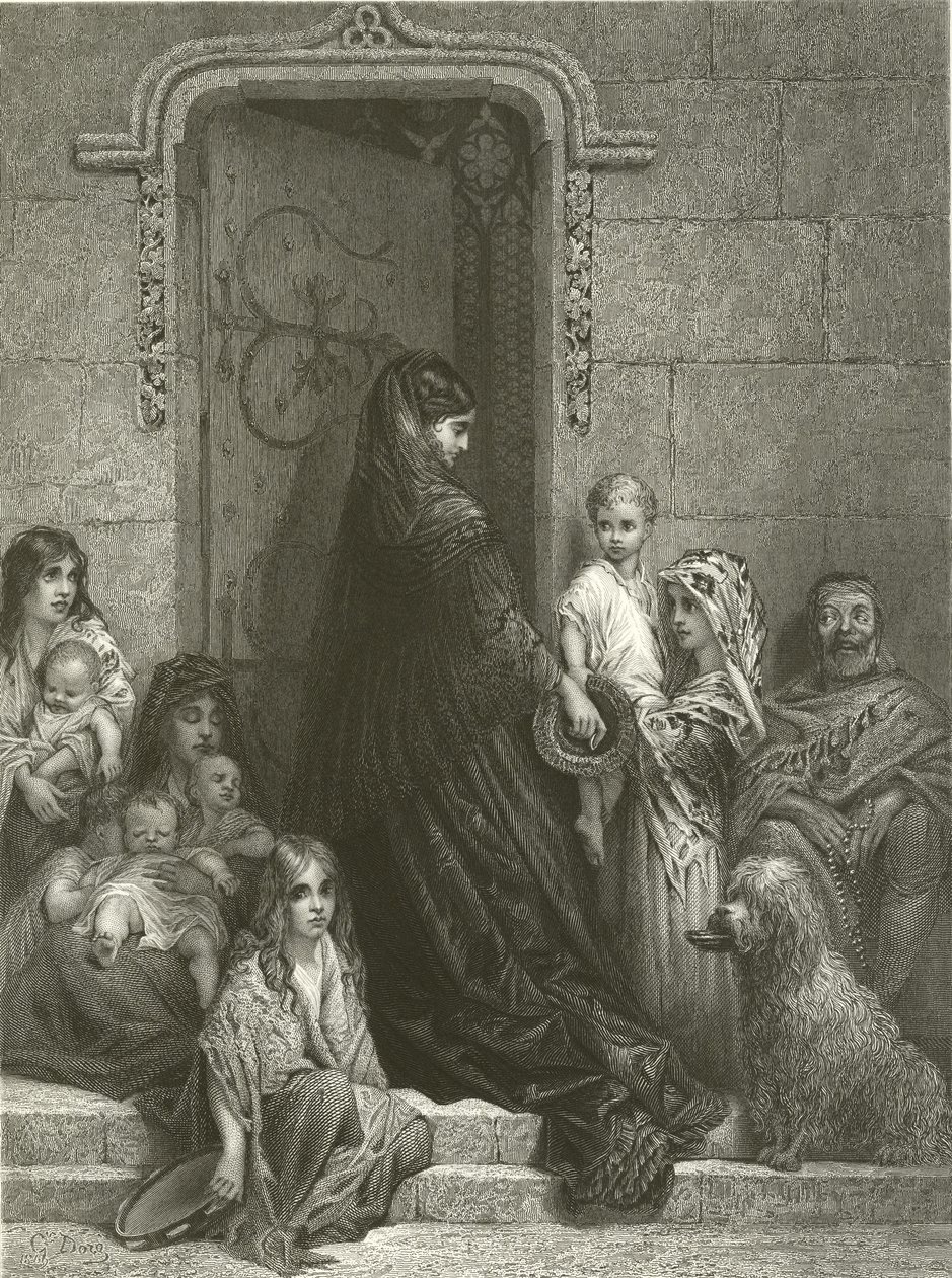 Aumône - Gustave Dore