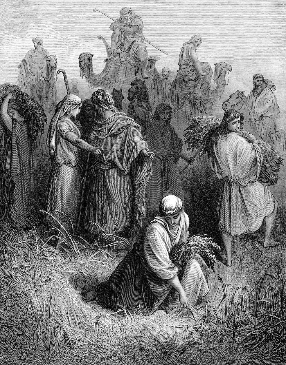 Booz et Ruth - Gustave Dore