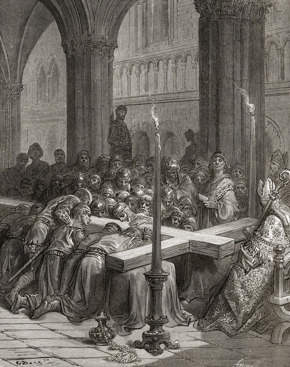Découverte de la Vraie Croix, illustration de 