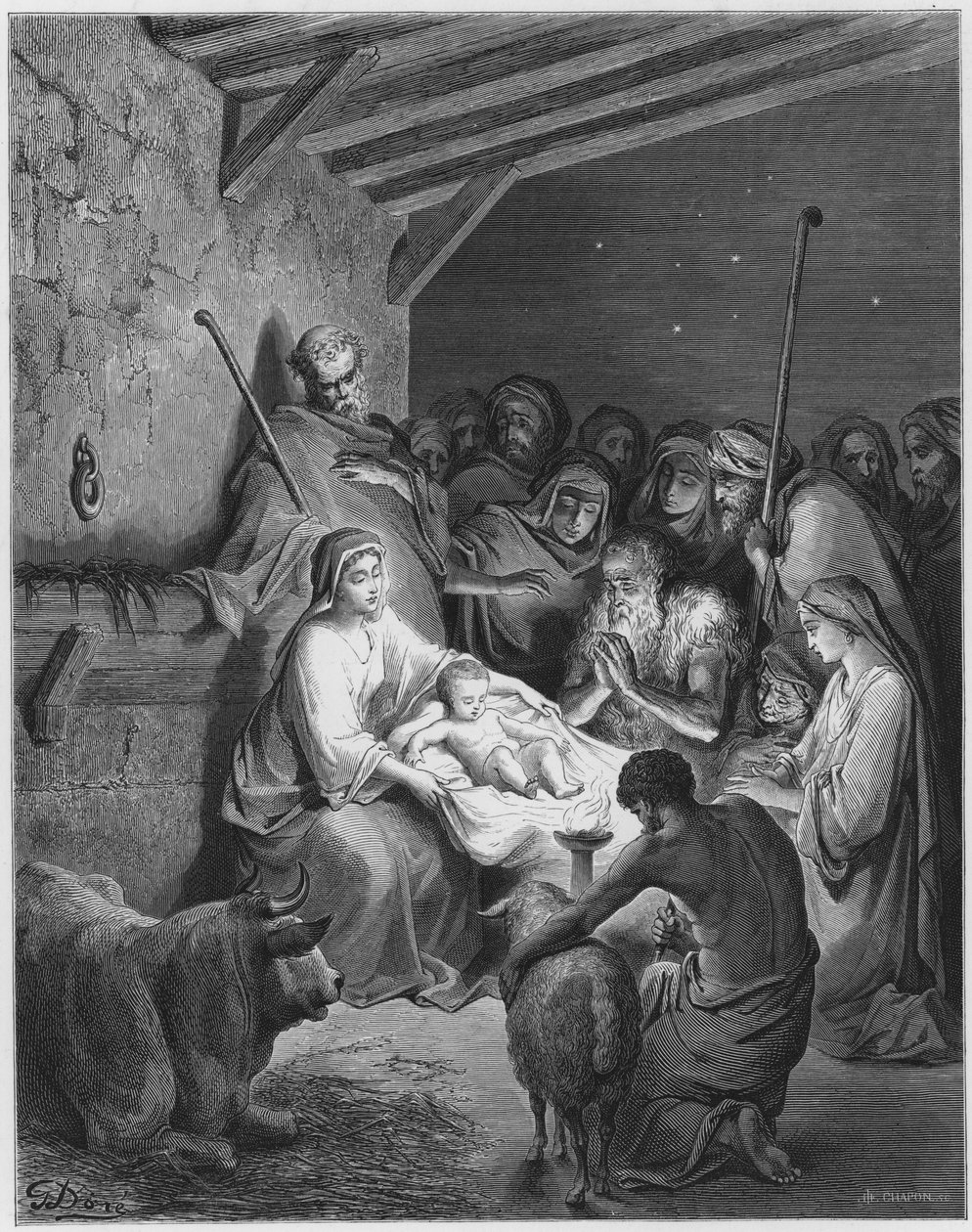 La nativité - Gustave Dore