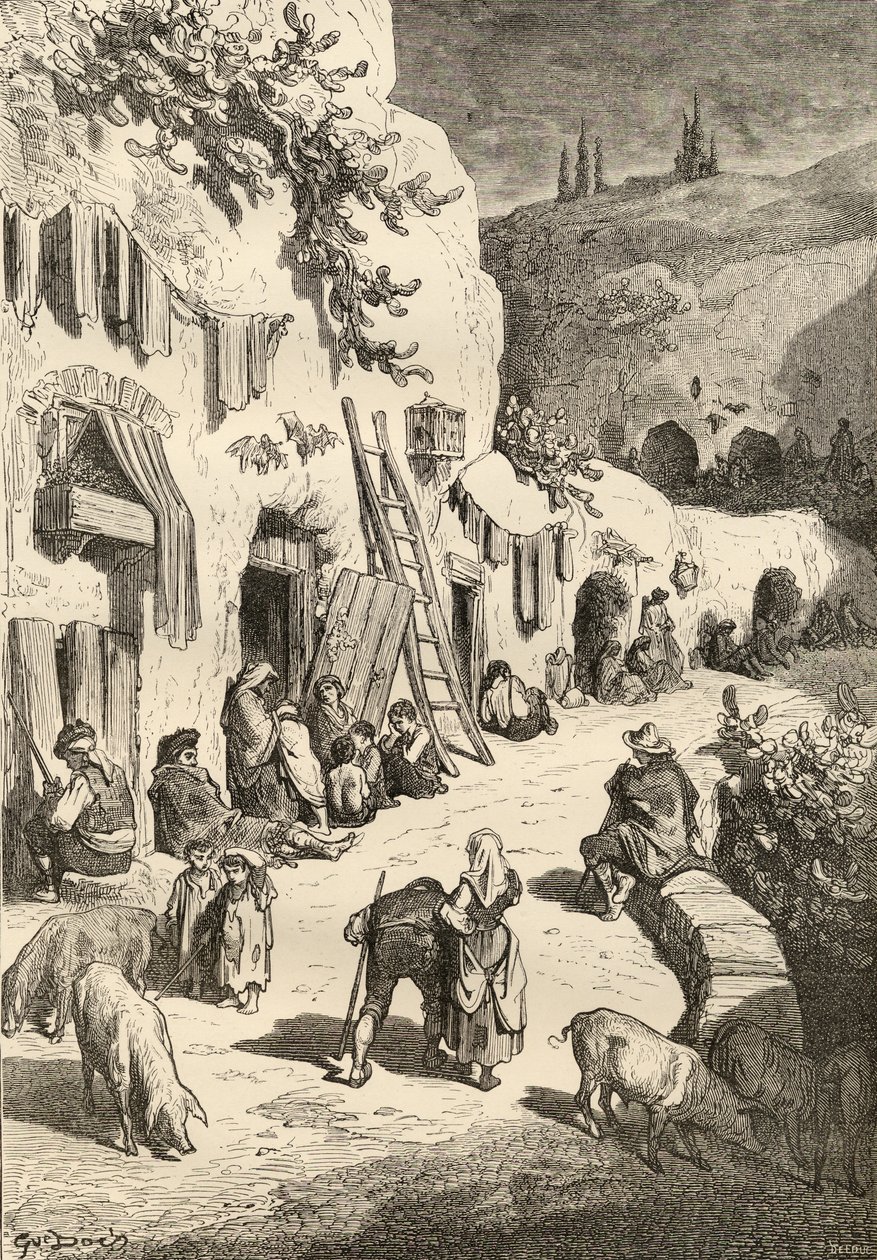 Grottes gitanes, Sacro Monte, Grenade, Espagne, de 