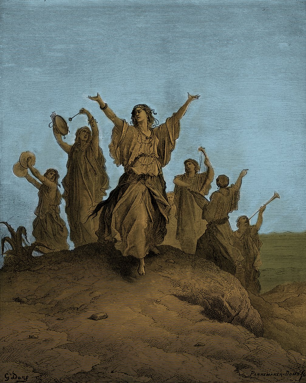 La fille de Jephté Iphis dansant - Gustave Dore