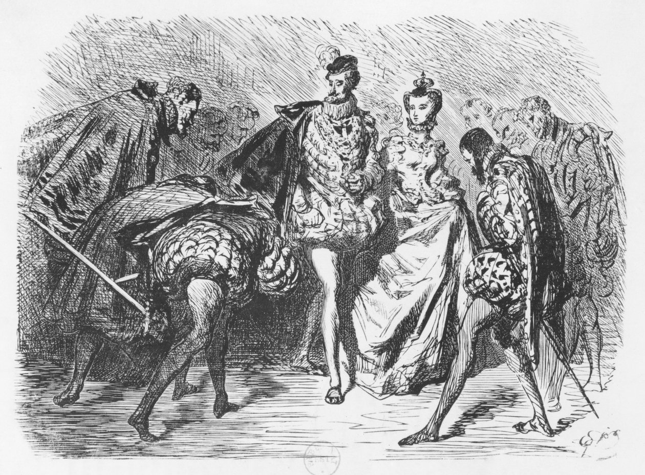 Roi et cour, illustration des 