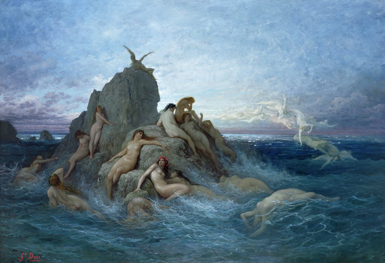 Les Océanides - Gustave Dore