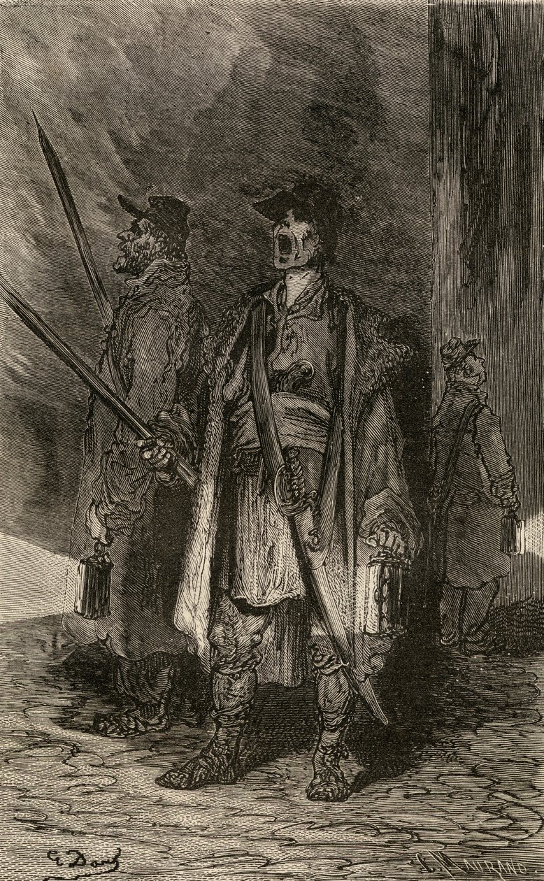Serenos, gardiens de nuit, illustration de 