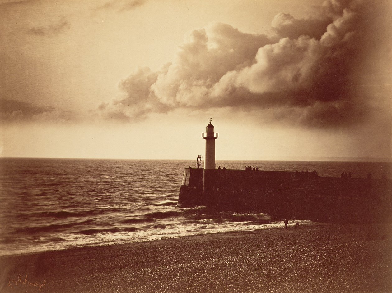 Brise-lames à Sète, c.1855 - Gustave Le Gray