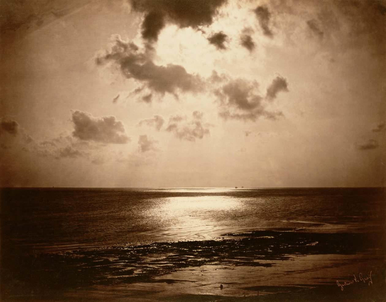 Effet solaire - Océan, 1857 - Gustave Le Gray