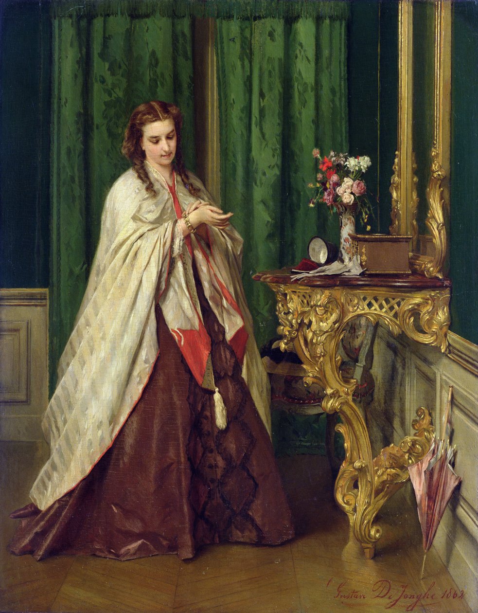 Femme à sa toilette, 1862 - Gustave Léonard de Jonghe