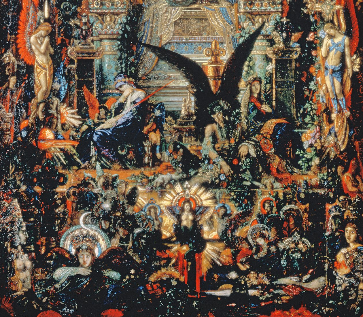 Jupiter et Sémélé, 1894-95 (détail) - Gustave Moreau