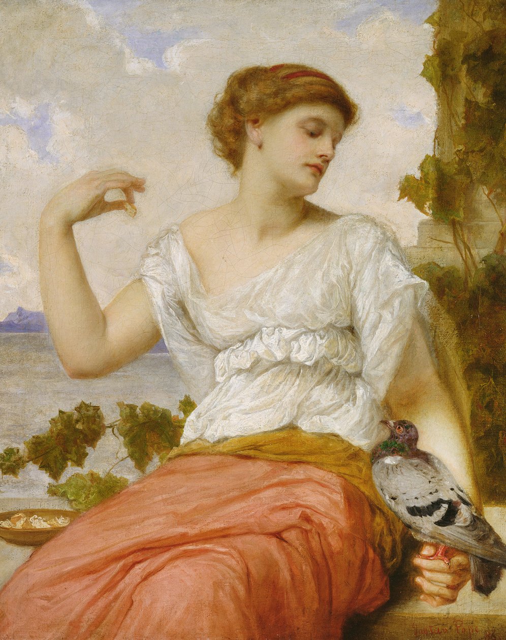 Le Pigeon de compagnie, 1886 - Gustave Pope