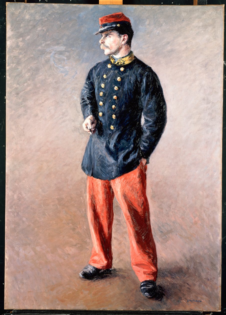 Un soldat, vers 1881 - Gustave Caillebotte
