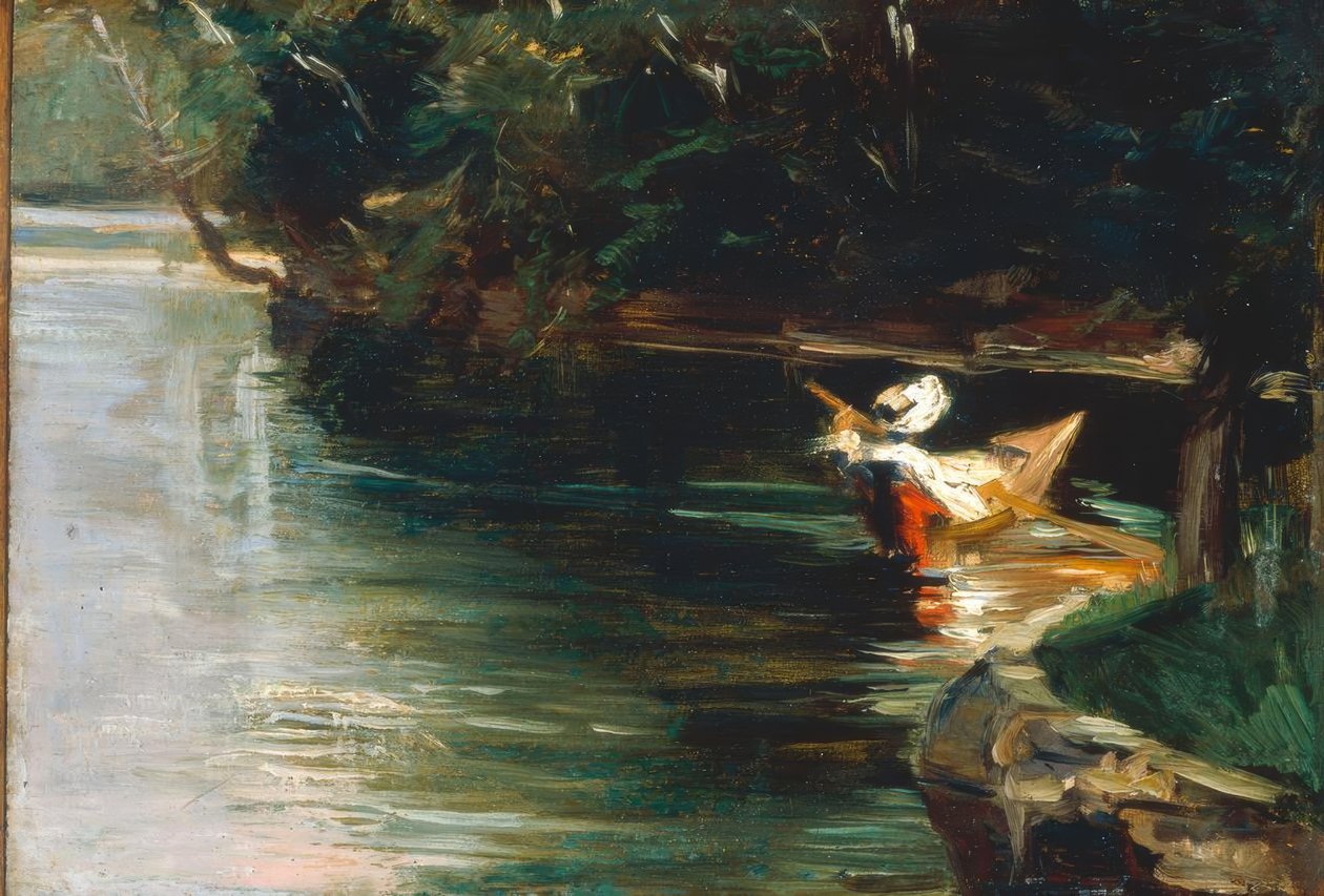 Bords de l’Yerres - Gustave Caillebotte