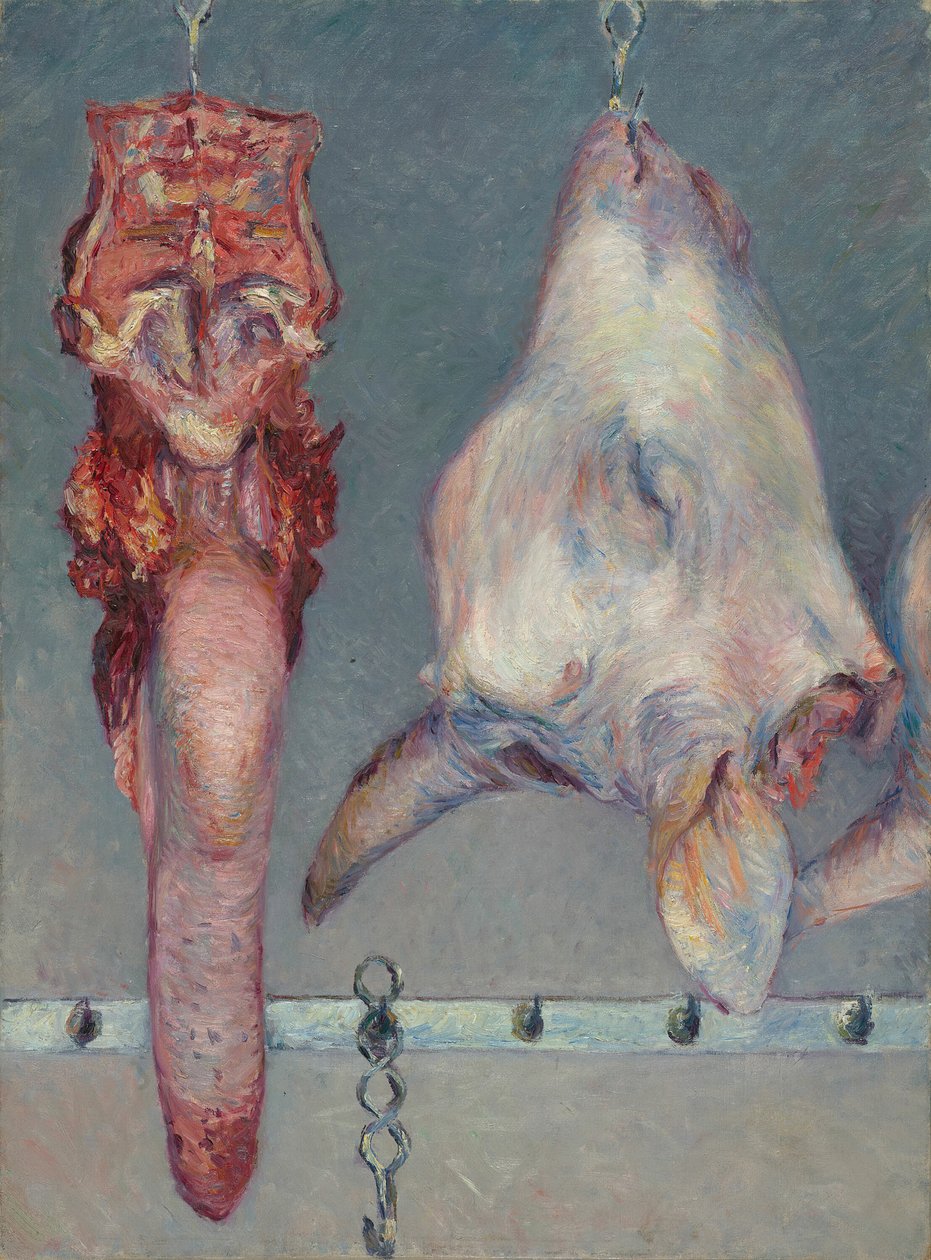 Tête de Veau et Langue de Bœuf, c. 1882 - Gustave Caillebotte
