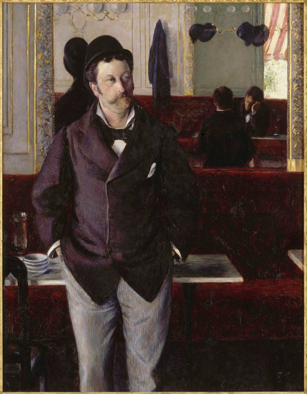 Dans un café, 1880 - Gustave Caillebotte