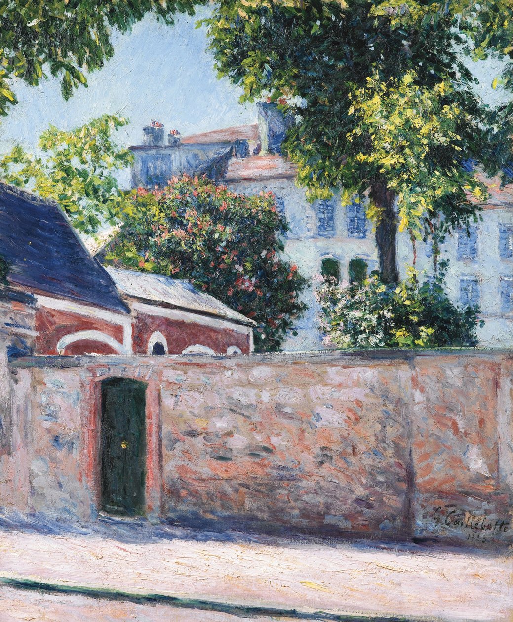 Maisons à Argenteuil, 1883 - Gustave Caillebotte