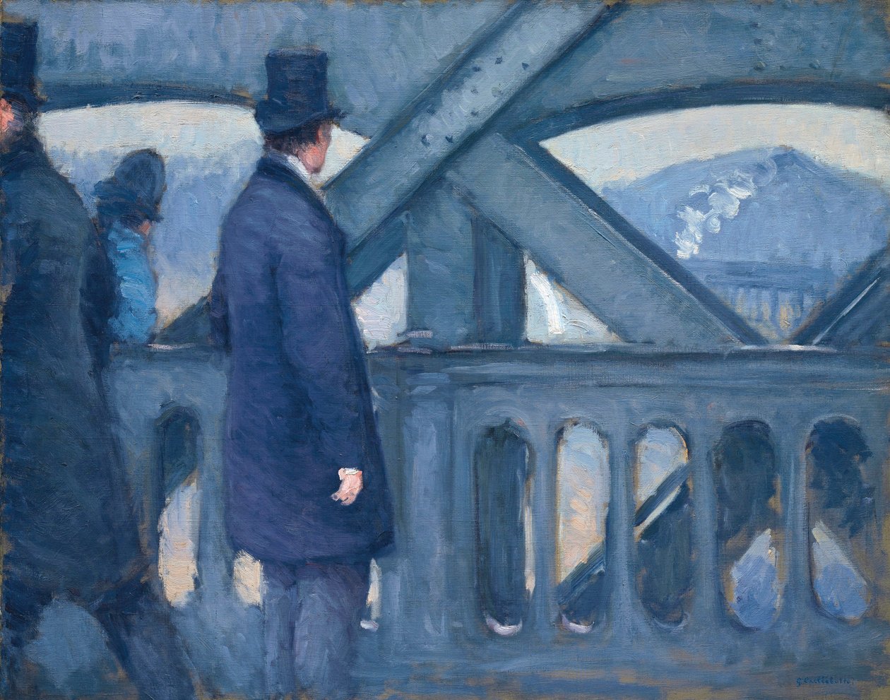 On the Pont de l’Europe - Gustave Caillebotte