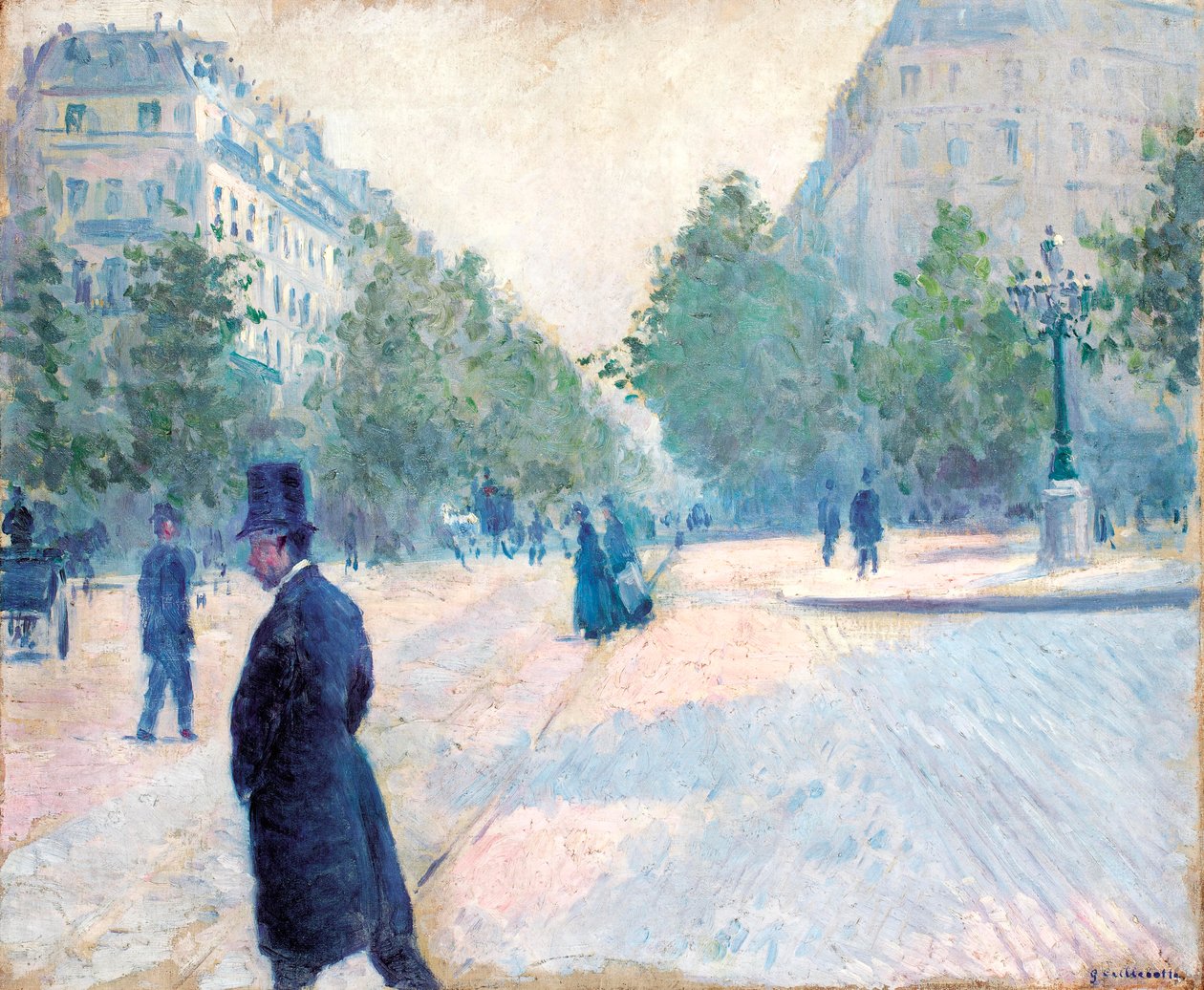 Place Saint Augustin, Temps brumeux, 1878 - Gustave Caillebotte