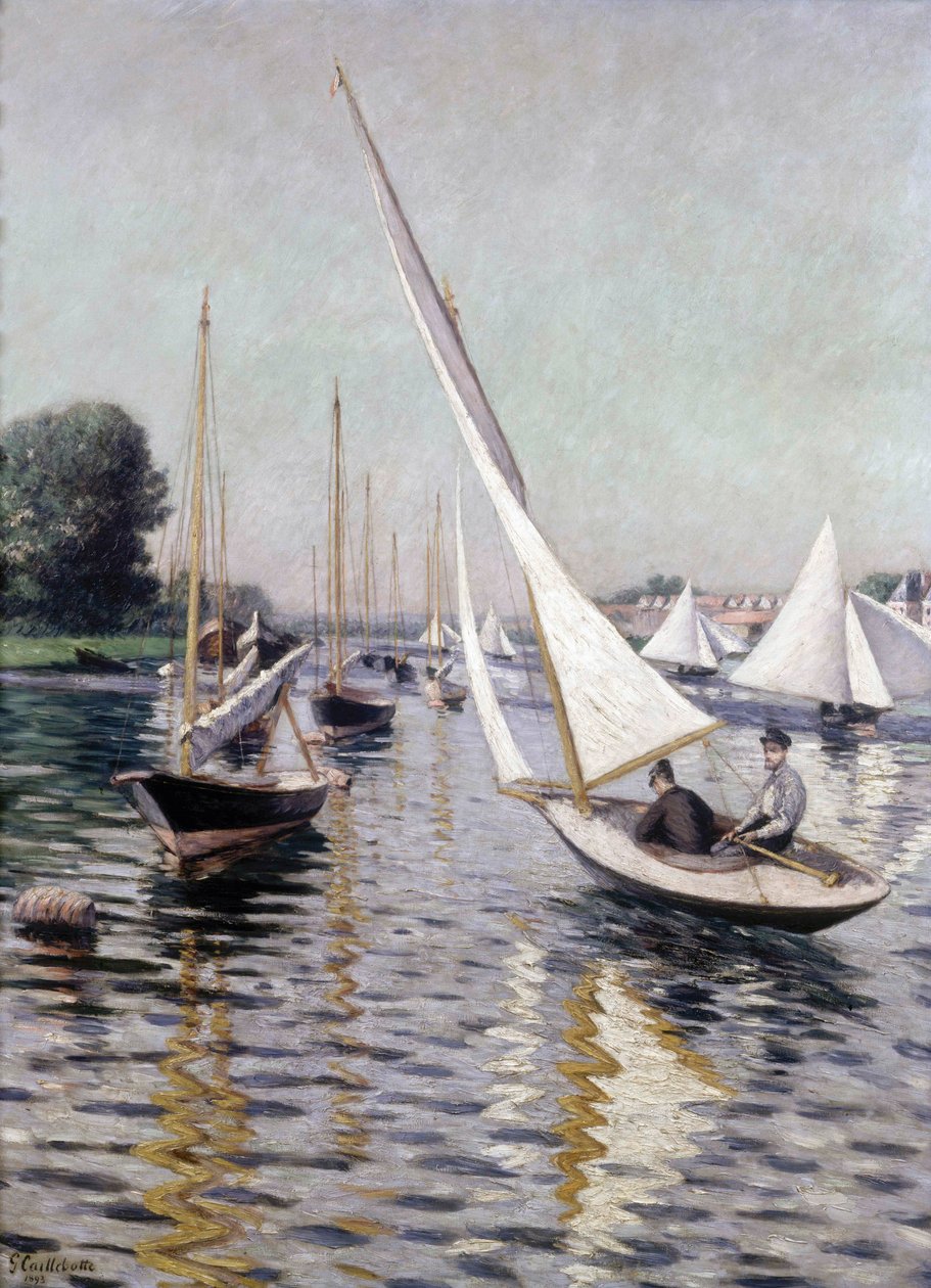 Régates à Argenteuil, 1893 - Gustave Caillebotte