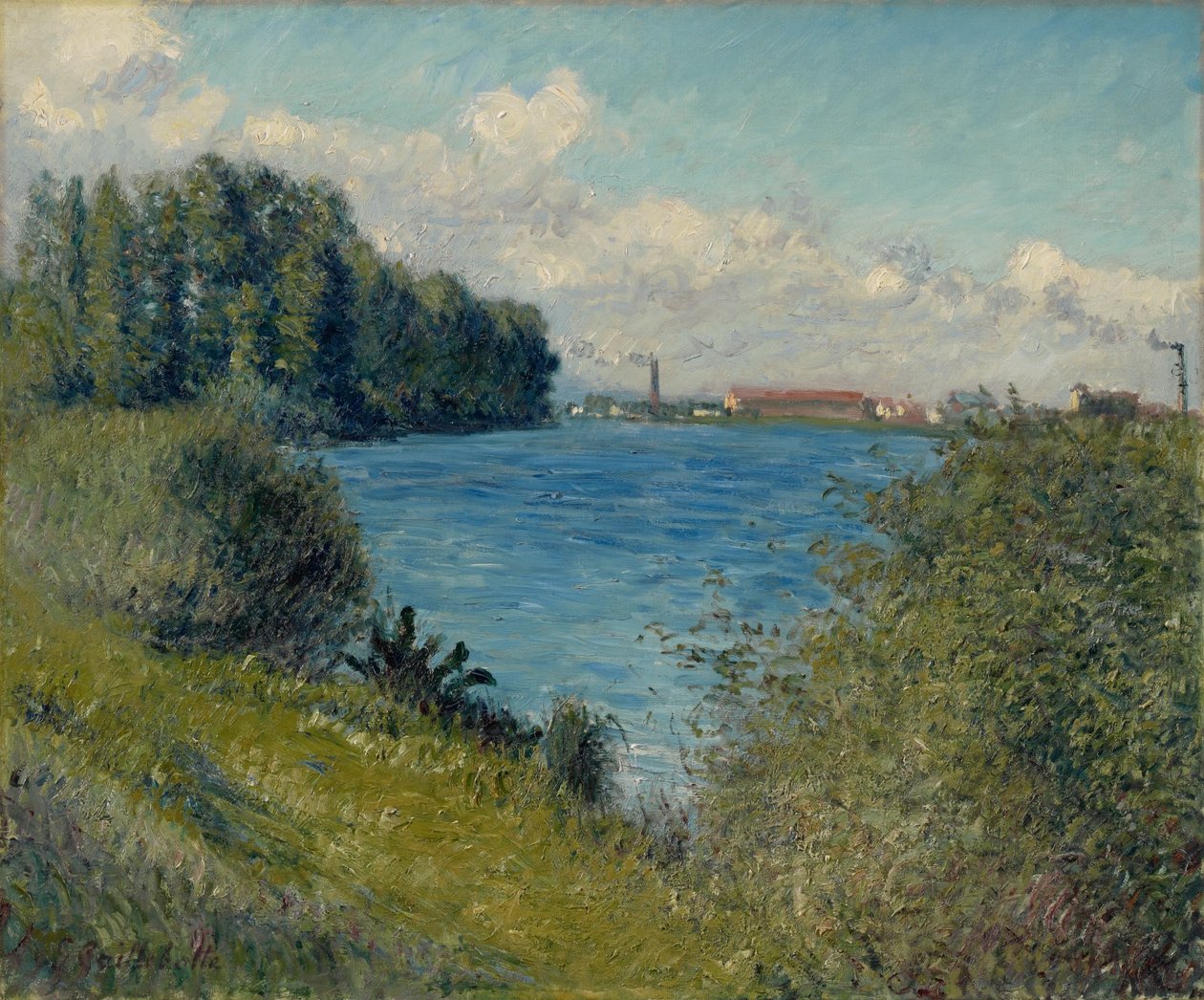 The Seine at Argenteuil - Gustave Caillebotte