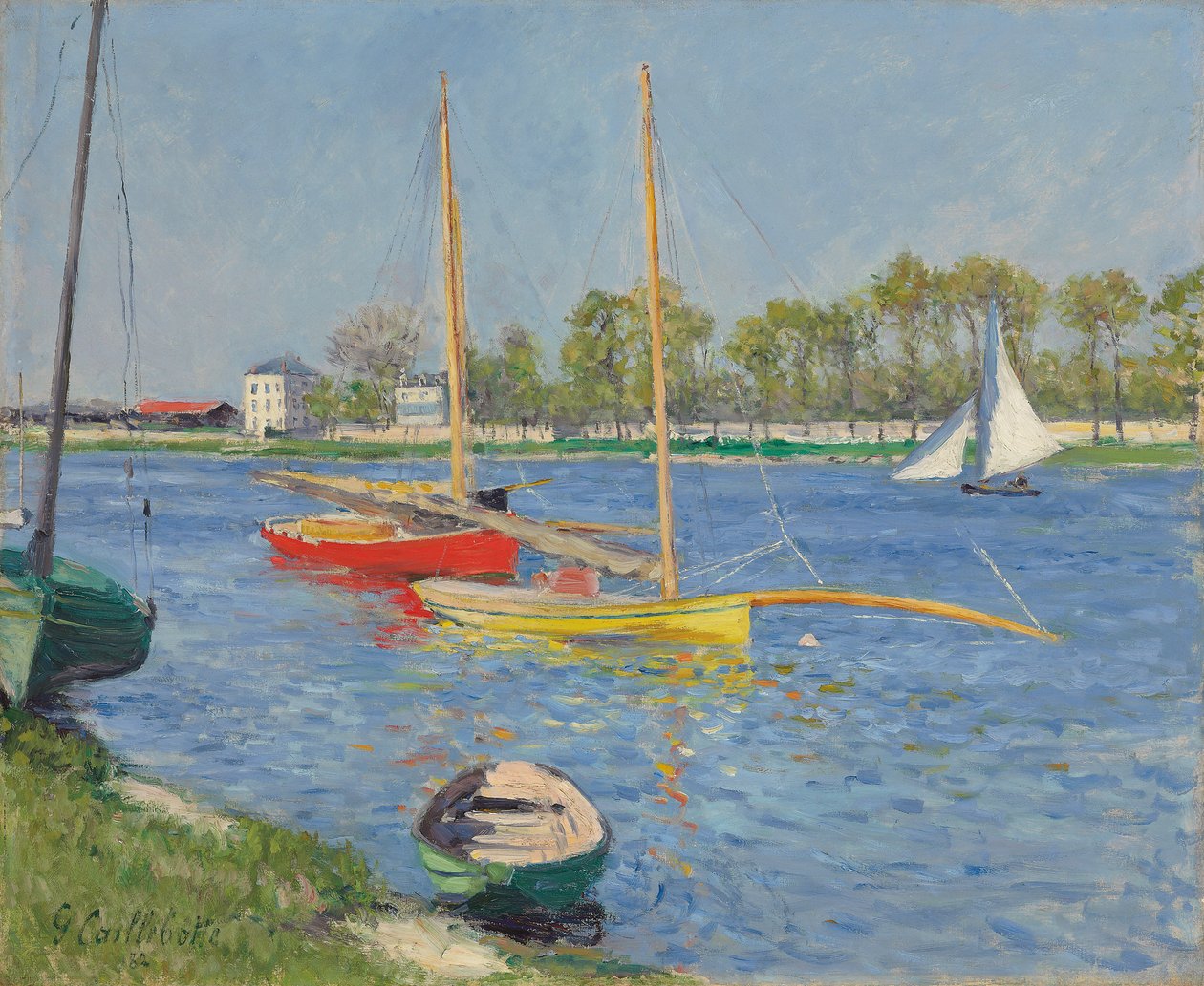 La Seine à Argenteuil, 1882 - Gustave Caillebotte