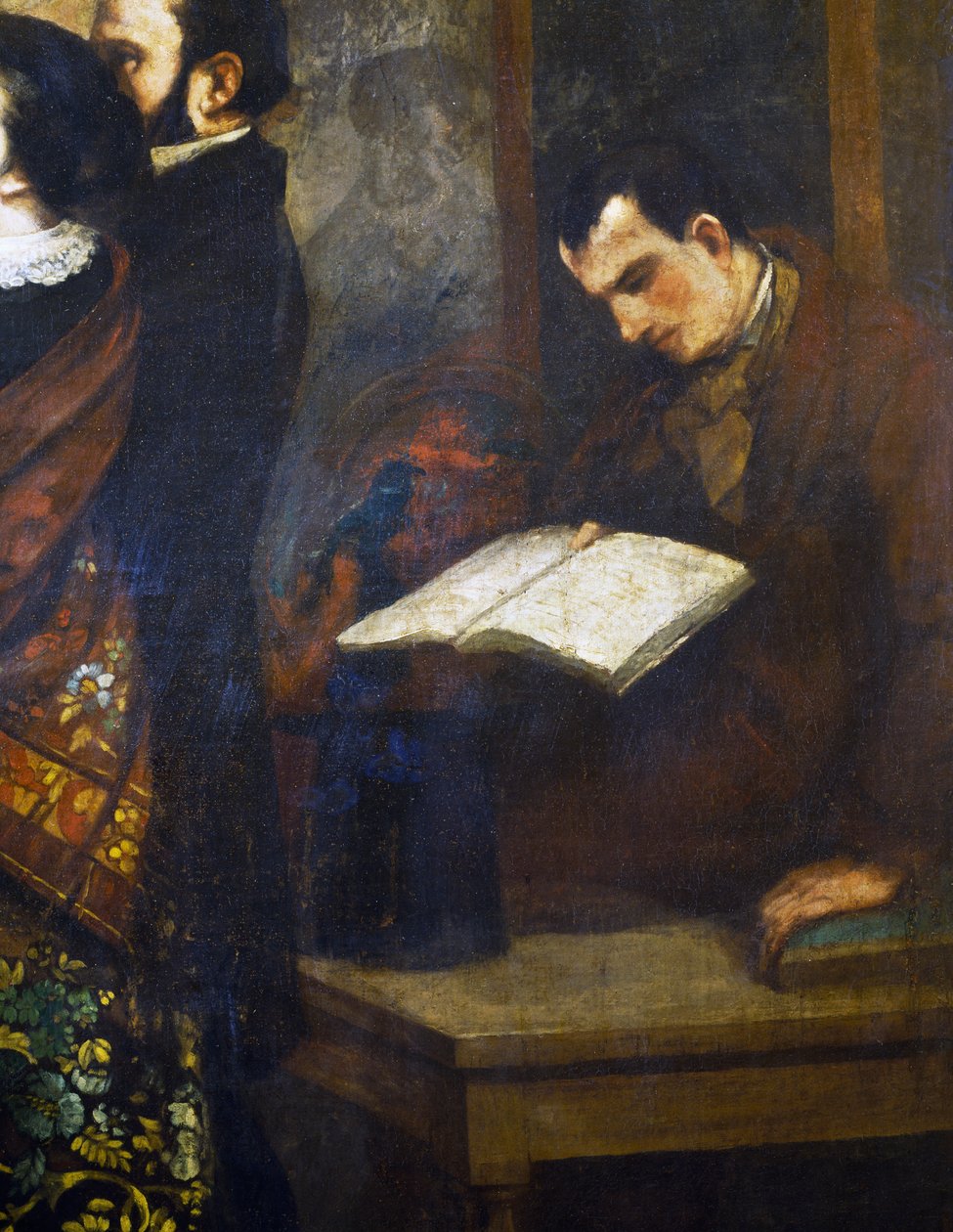 Charles Baudelaire (détail) - Gustave Courbet