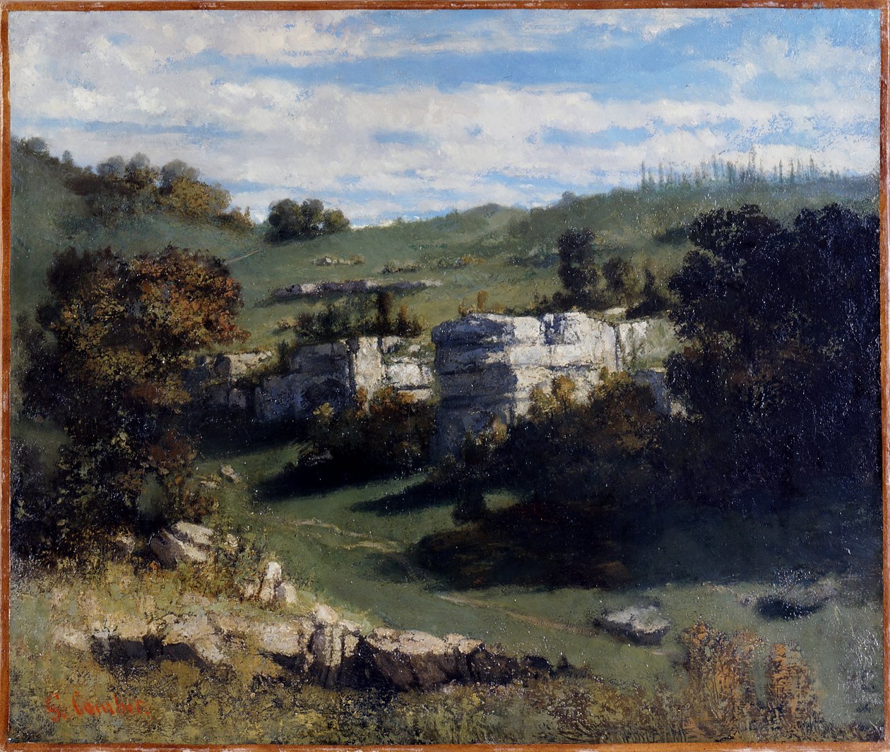 French : Paysage du Jura
French : Paysage du Jura - Gustave Courbet