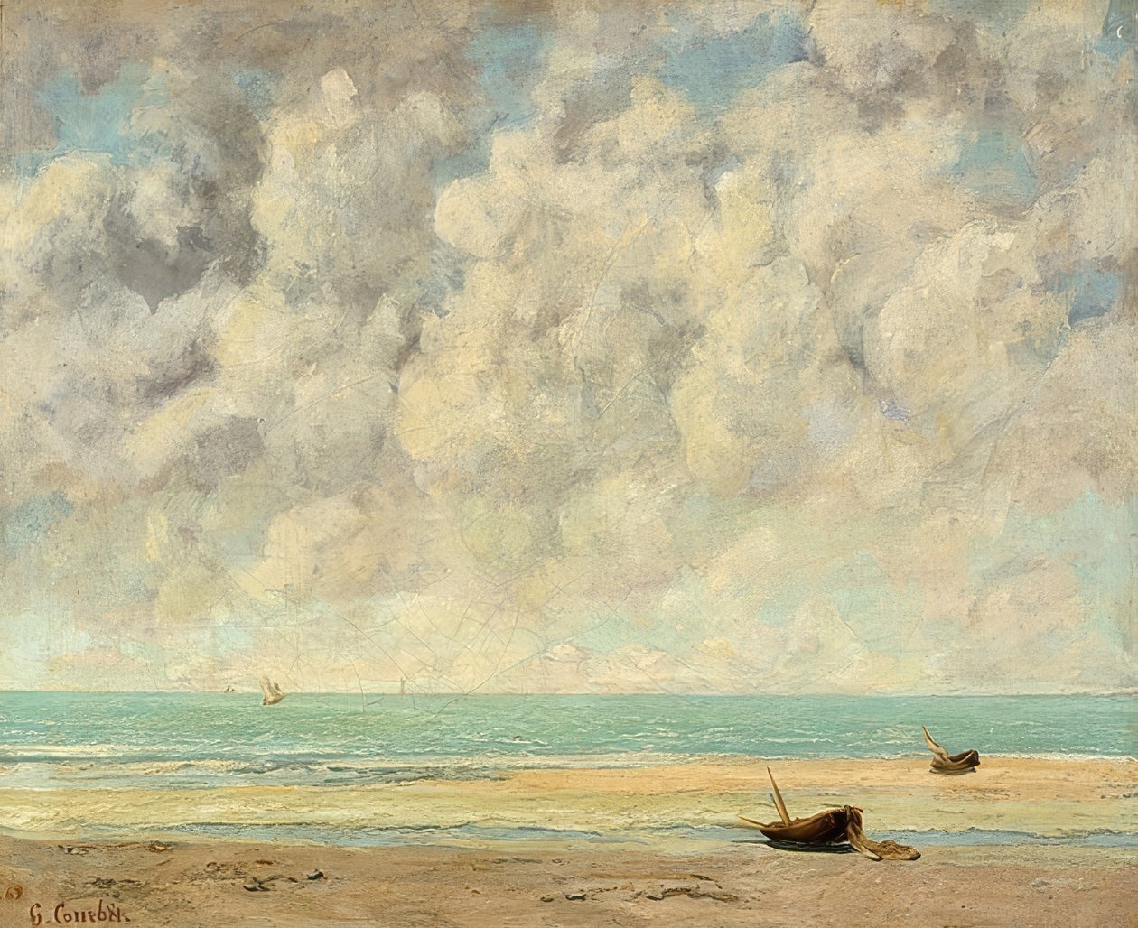 Mer calme - Gustave Courbet