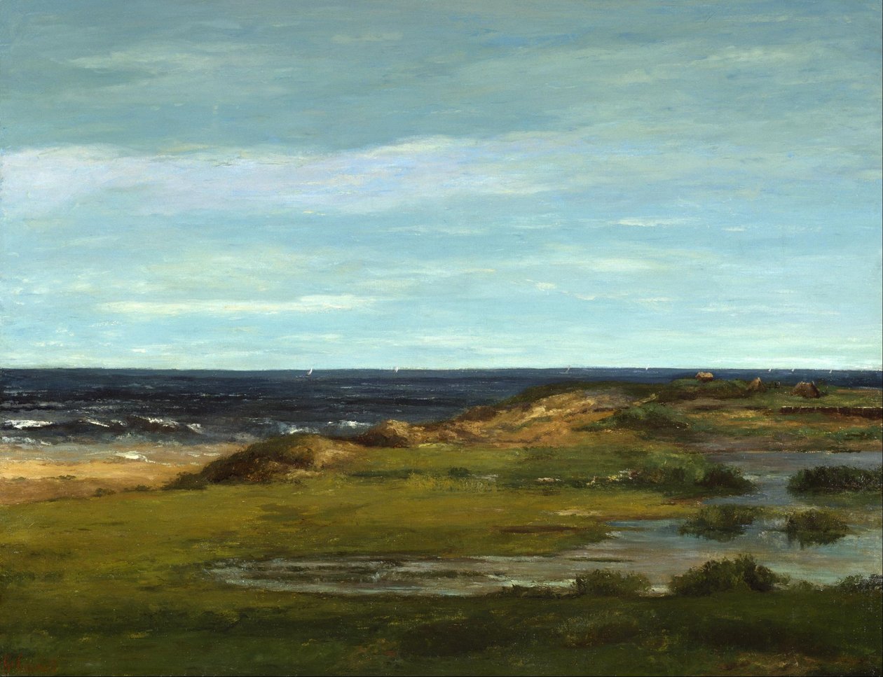 Paysage marin - Gustave Courbet
