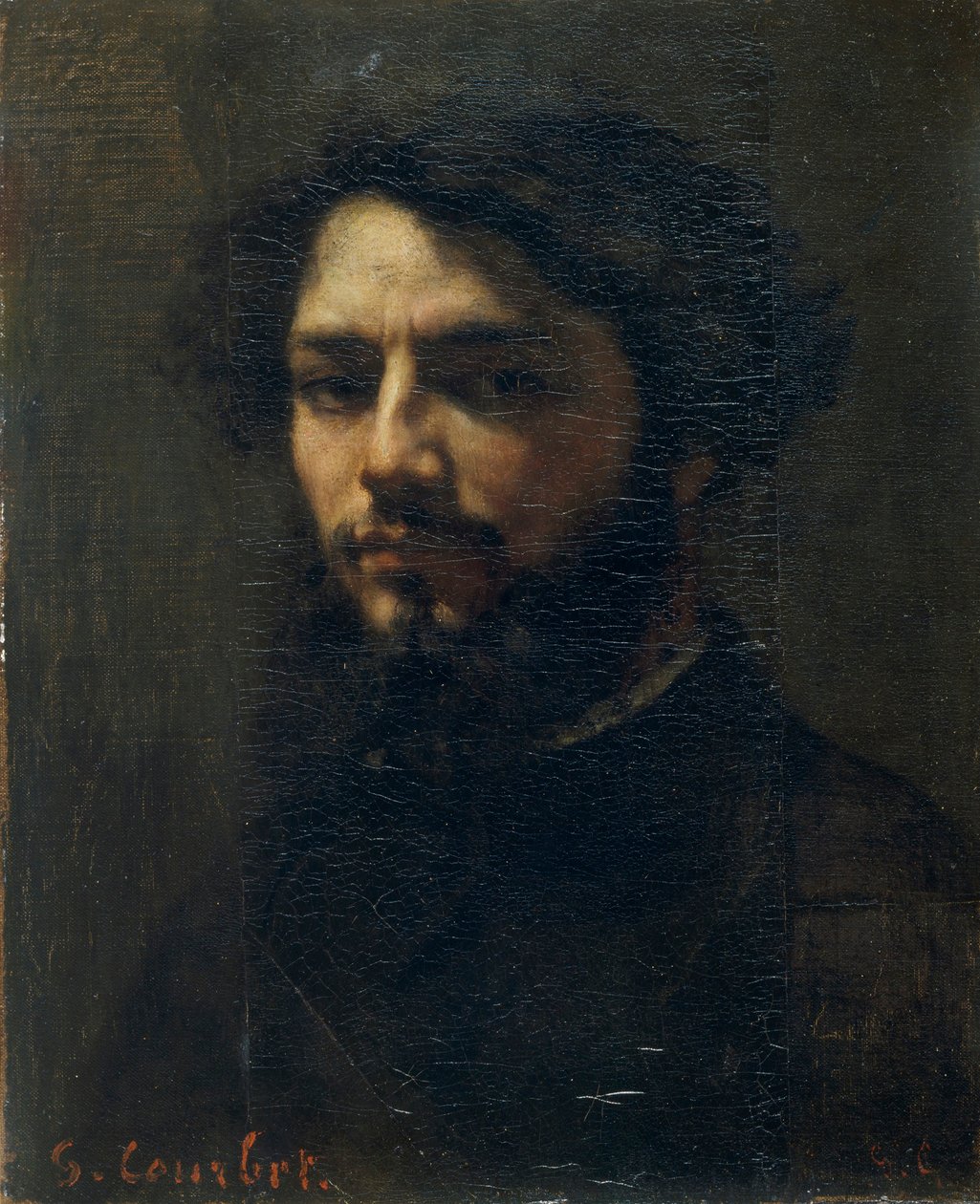 Autoportrait, vers 1850 - Gustave Courbet