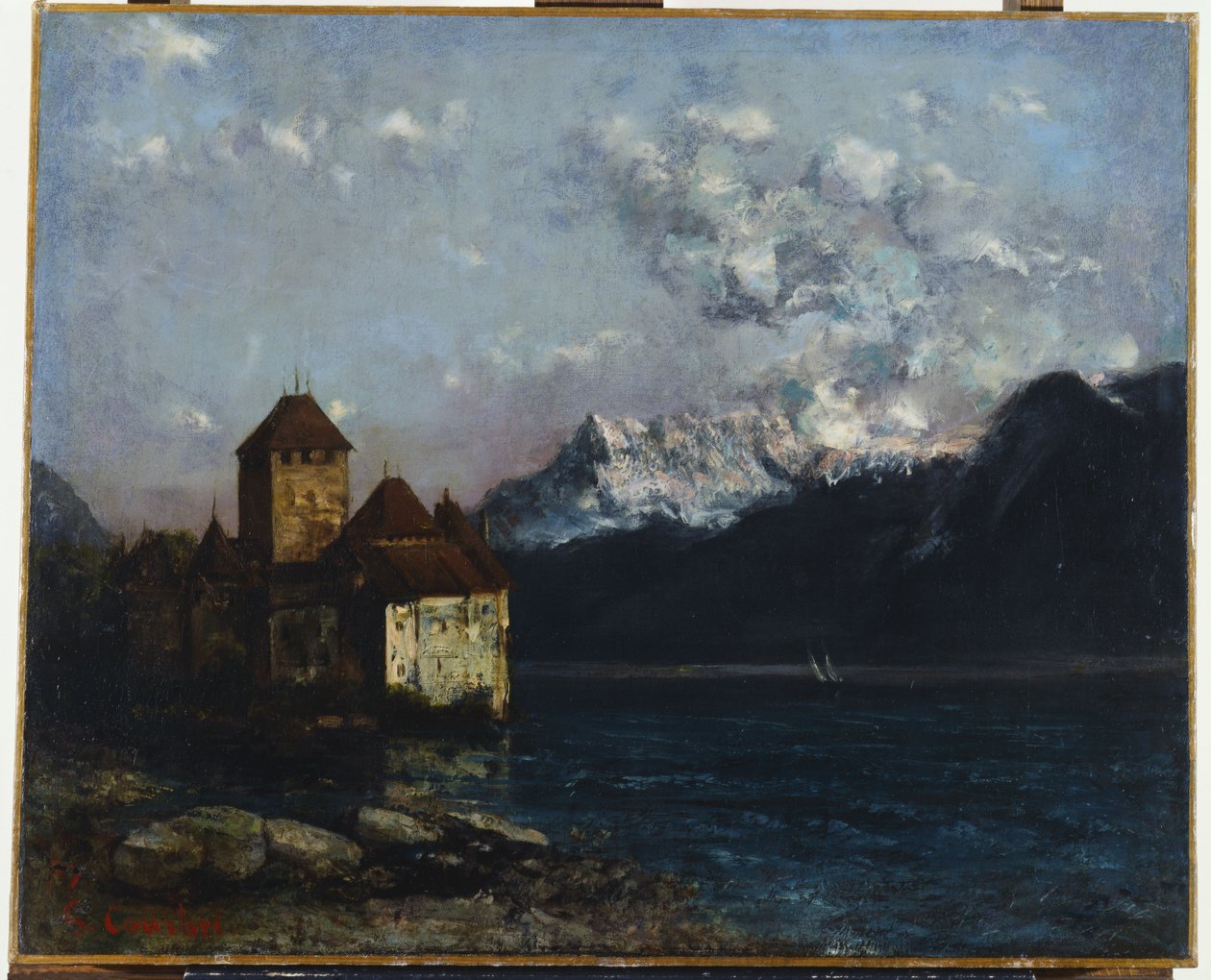 Le Château de Chillon, 1877 - Gustave Courbet