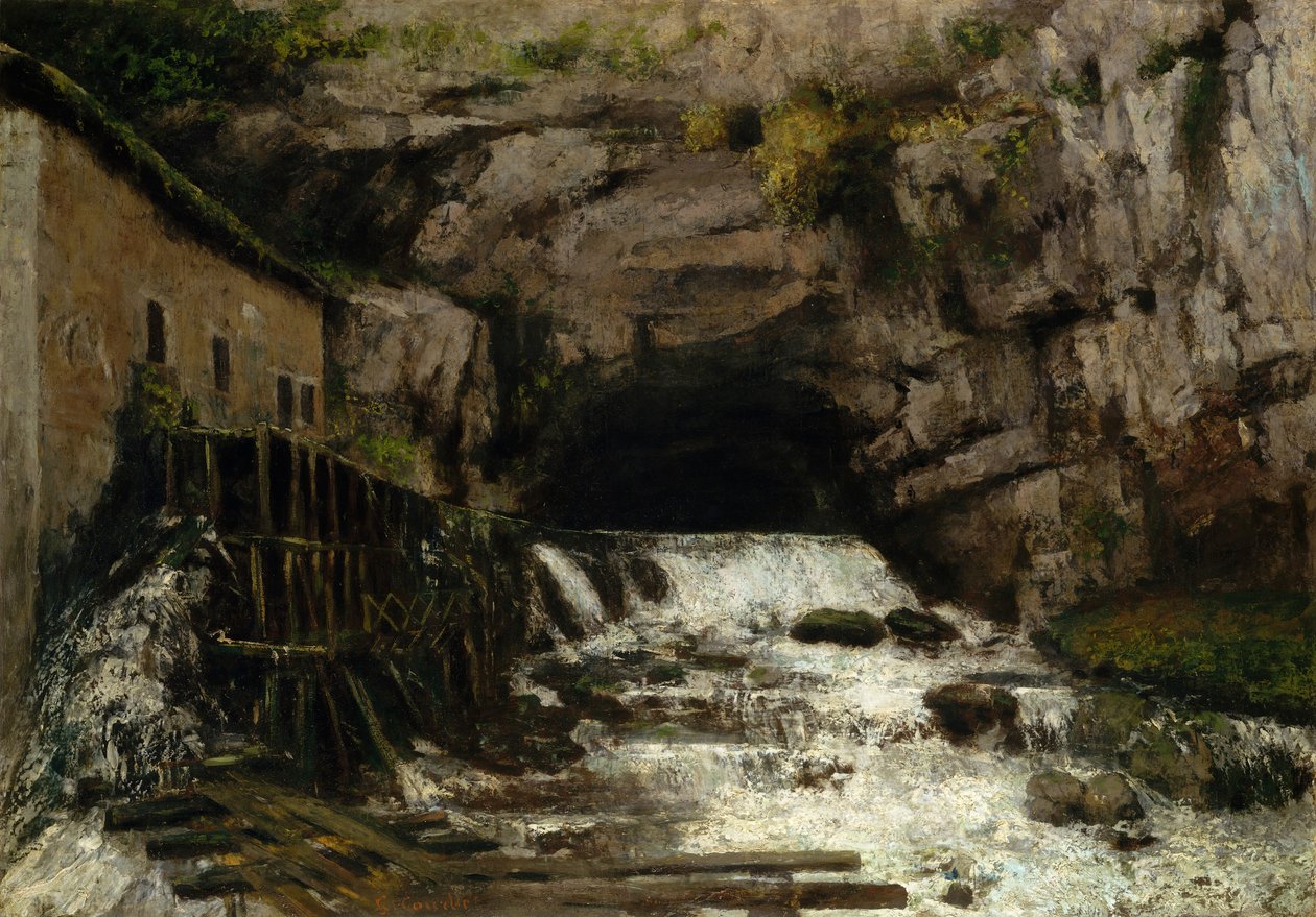 La Source de la Loue - Gustave Courbet