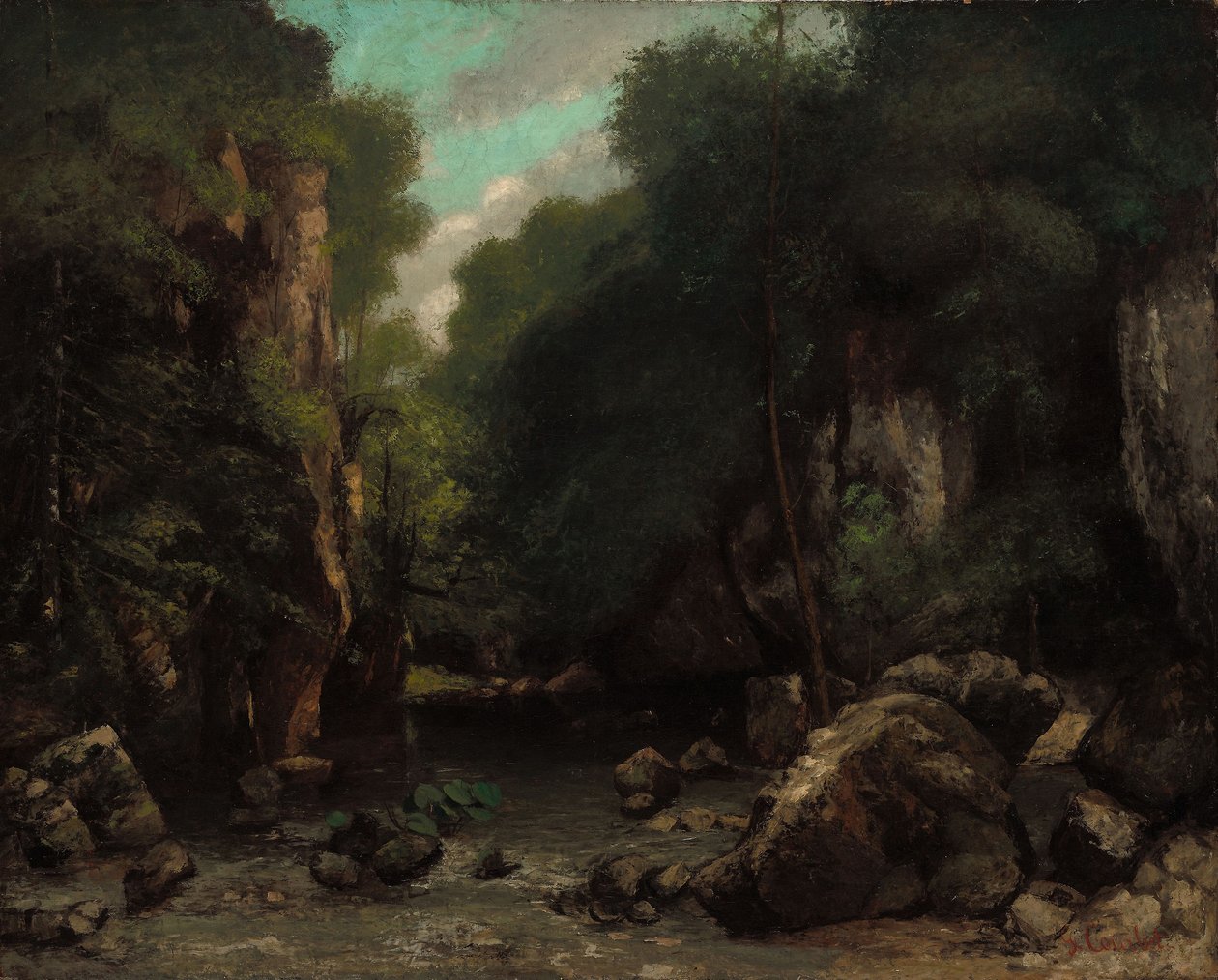 La Vallée des Puits-Noir - Gustave Courbet