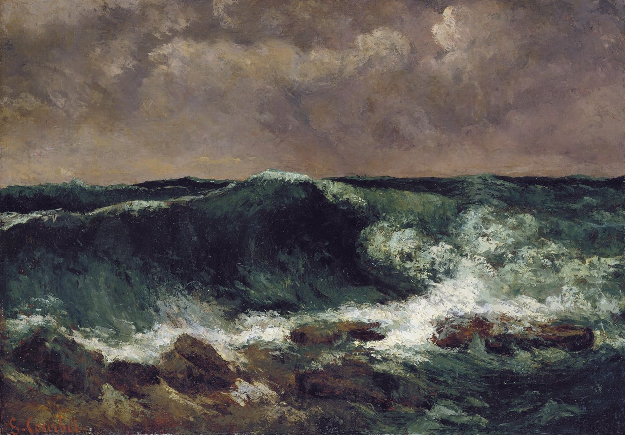 La Vague - Gustave Courbet