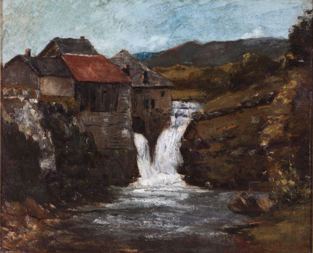 Le moulin à Orbe, 1839-1877 - Gustave Courbet
