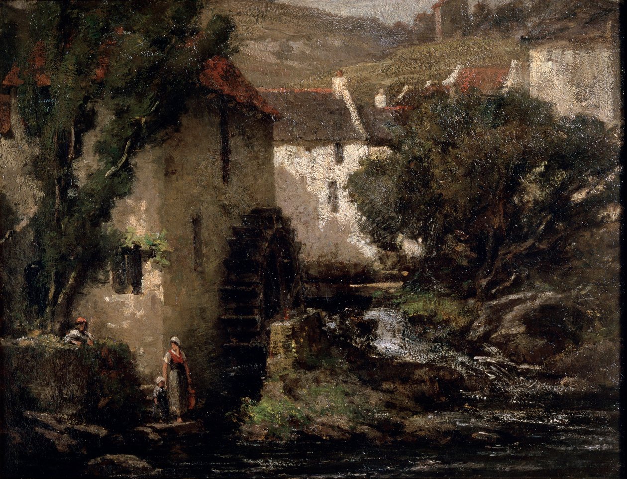 Moulin à eau, 19ème siècle - Gustave Courbet