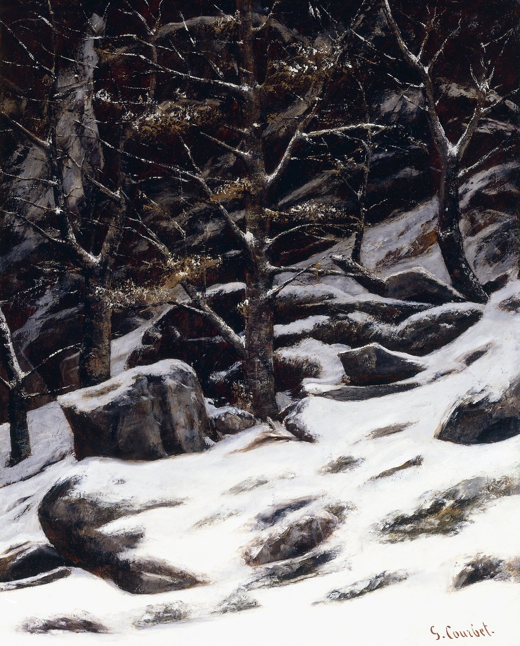 Hiver, c.1873 - Gustave Courbet