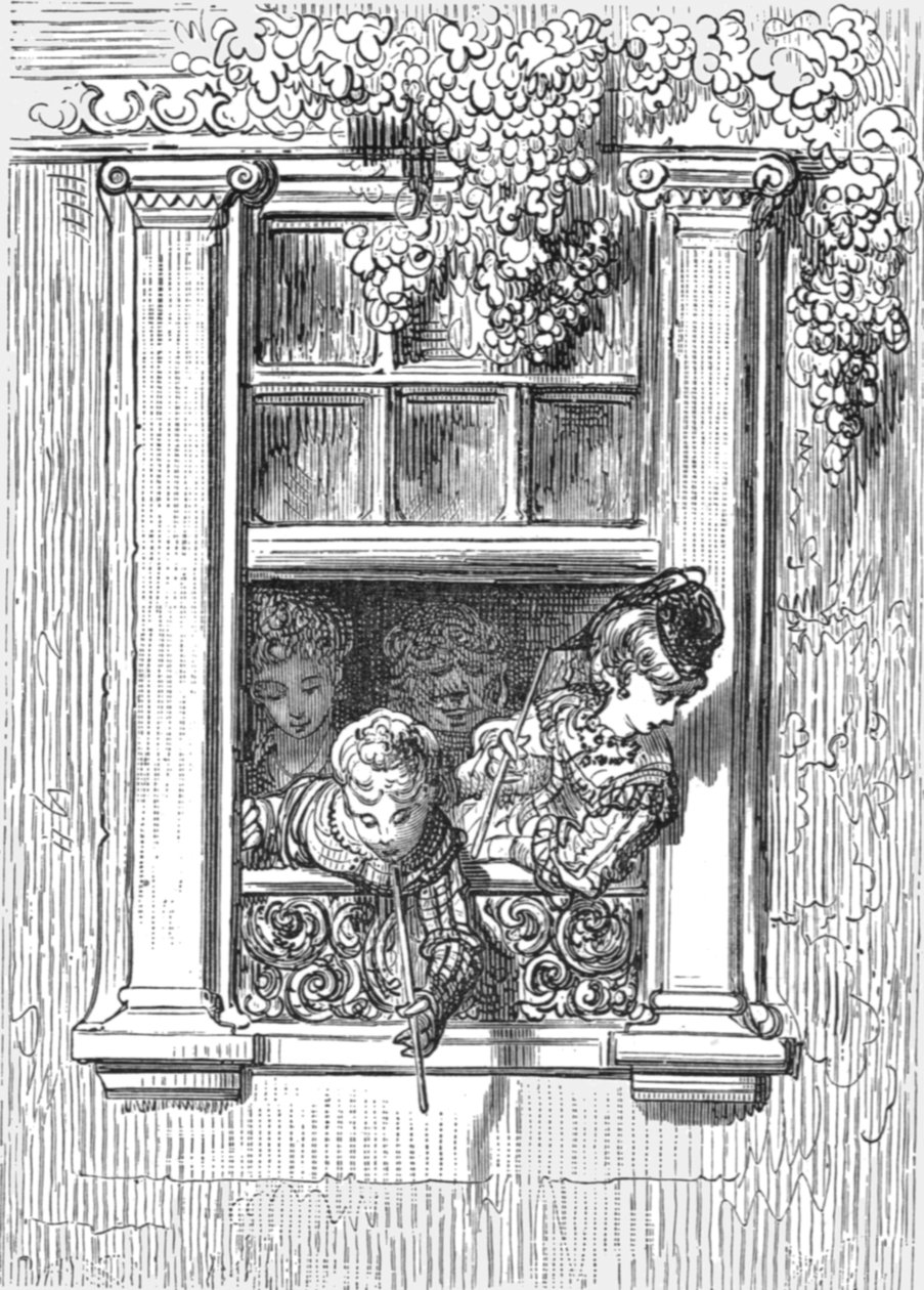 Une scène de balcon, 1872 - Gustave Dore