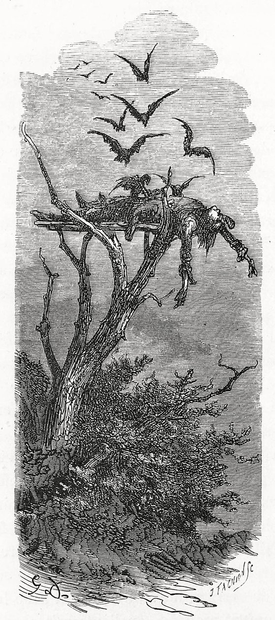 Un enterrement céleste celtique, 1866 - Gustave Dore