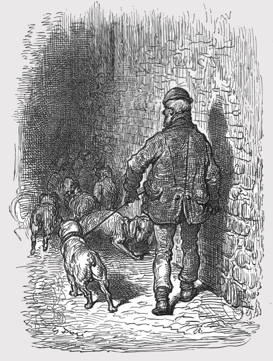 Bull Dogs, 1872 - Gustave Dore