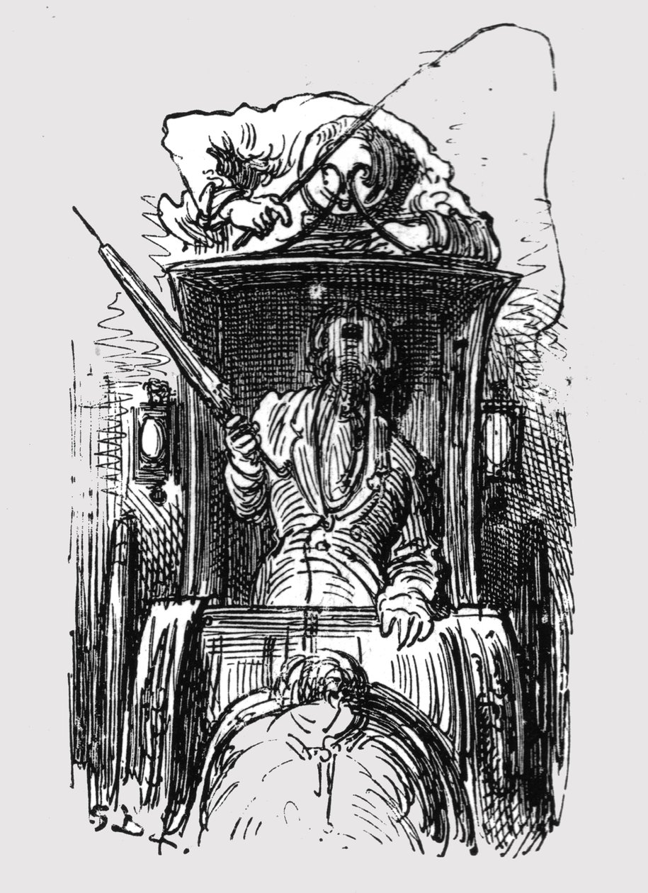 Hansom Cab - Gustave Dore