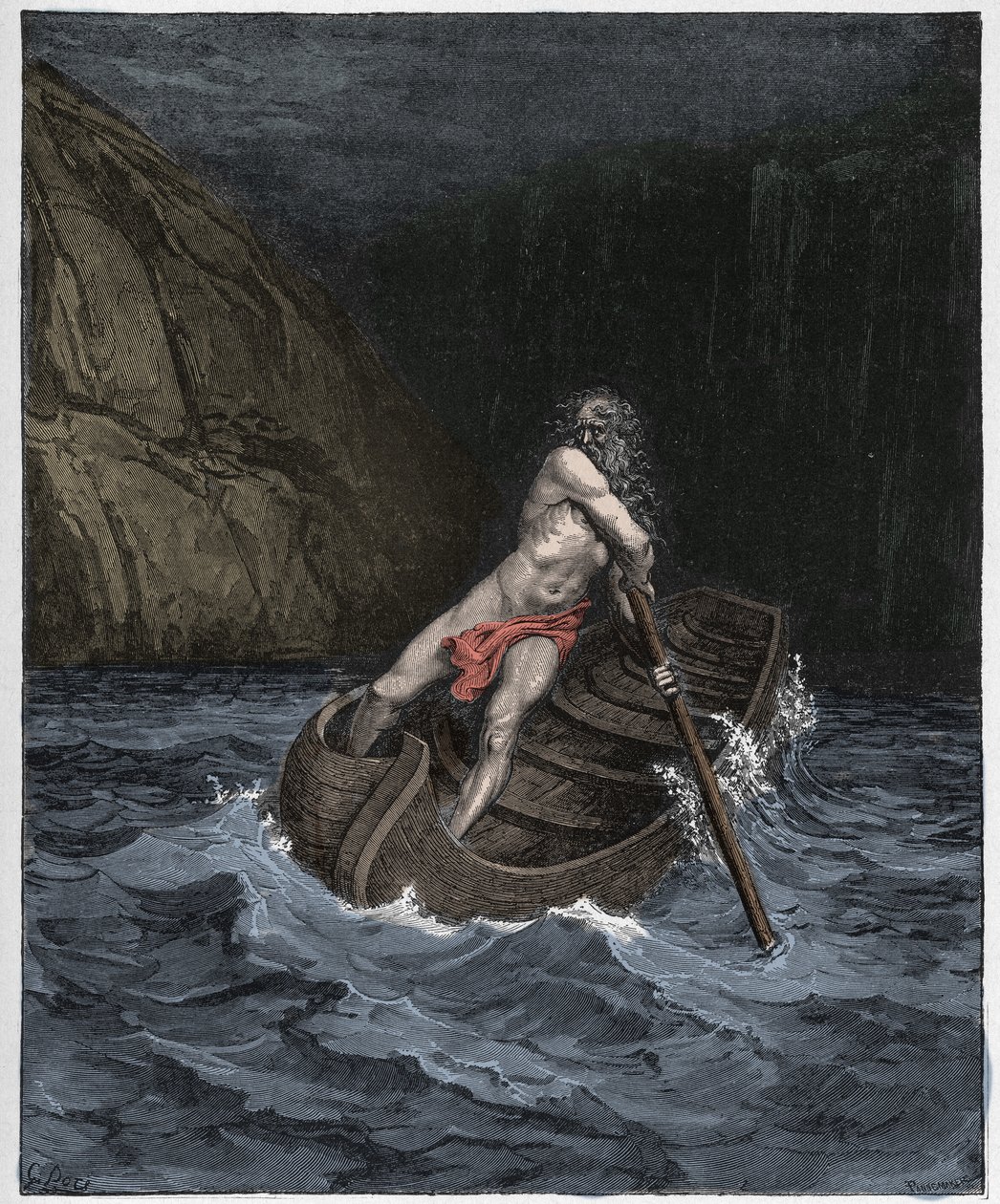Enfer, Chant 3 : Charon - Gustave Dore