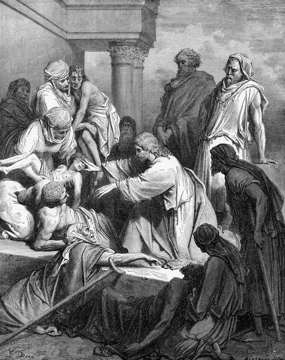 Jésus guérissant les malades - Gustave Dore