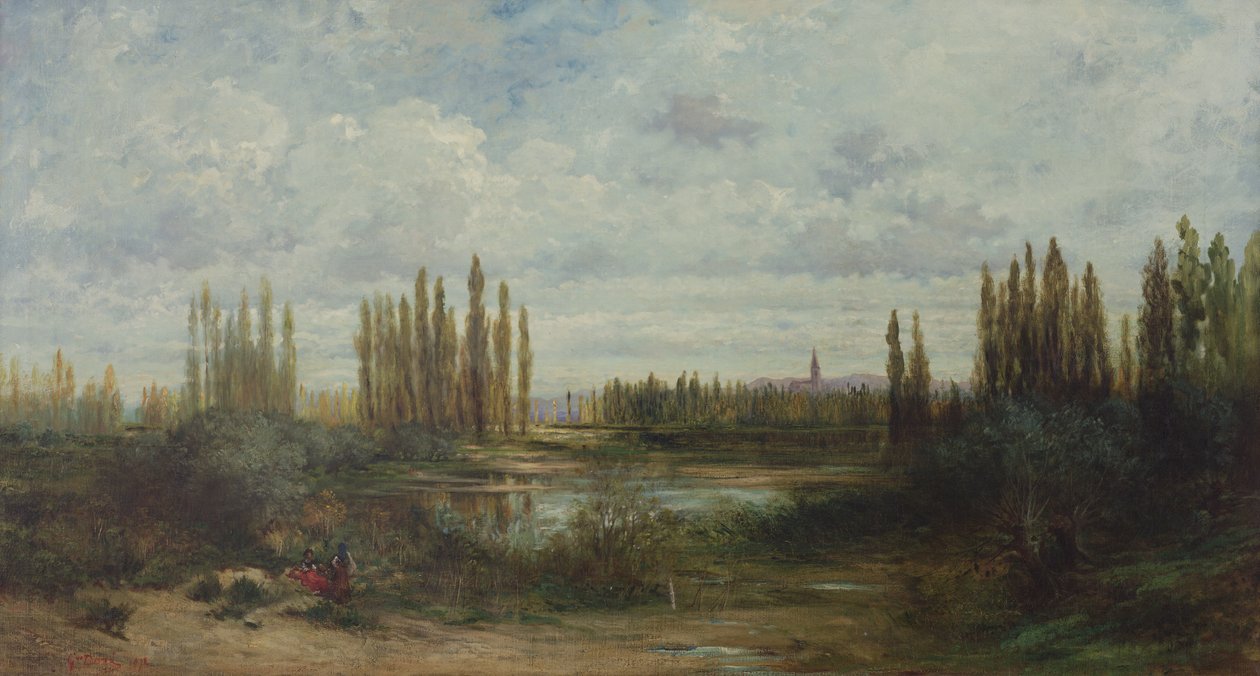 Étangs près de Strasbourg - Gustave Dore
