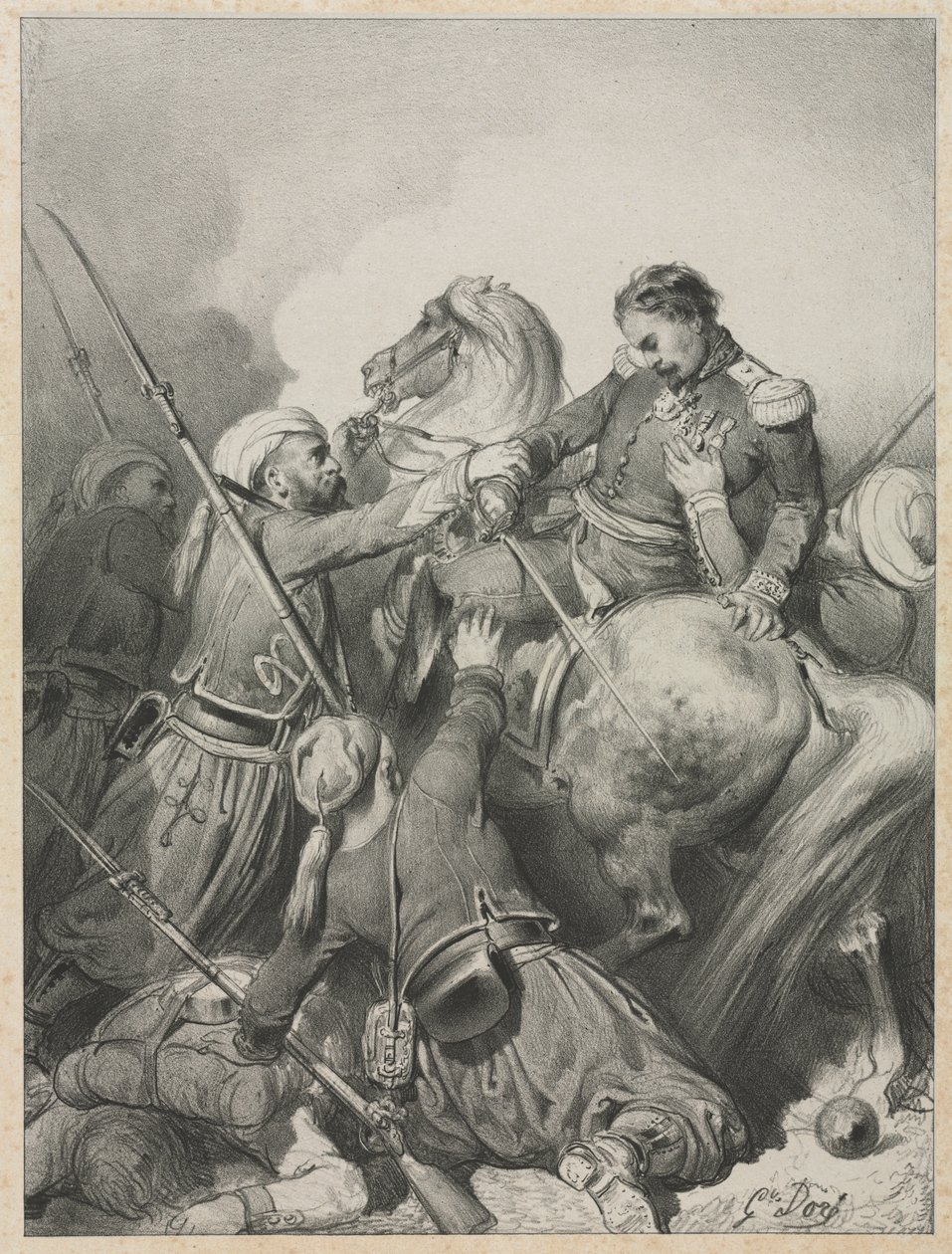 Officier sarde - Gustave Dore