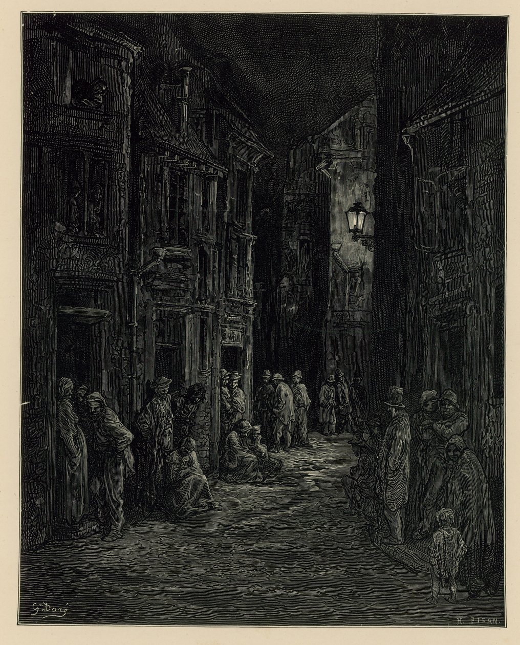 Habitations insalubres (gravure) - Gustave Dore