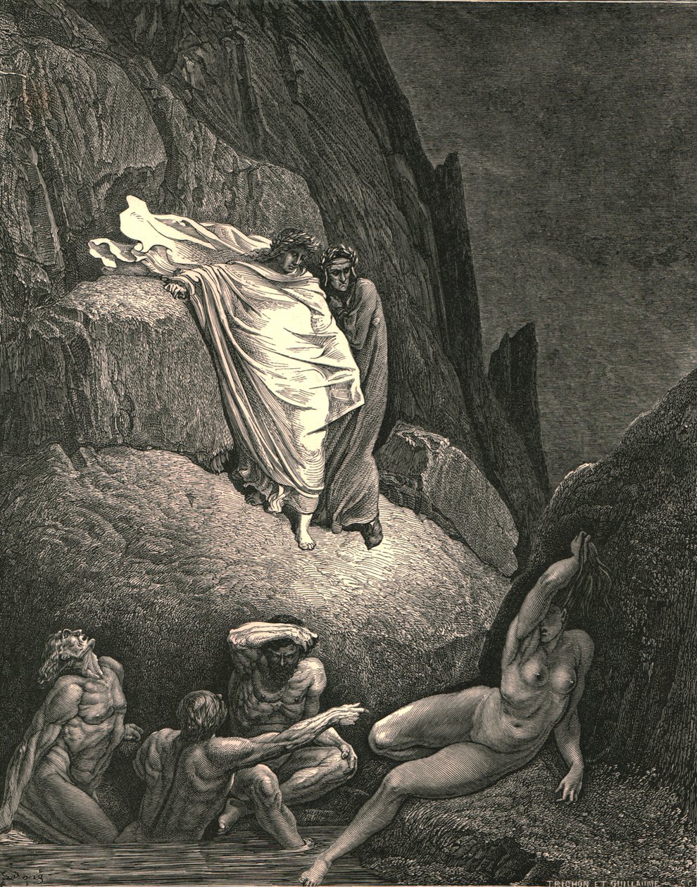 Voici Thaïs, la prostituée, vers 1890 - Gustave Dore