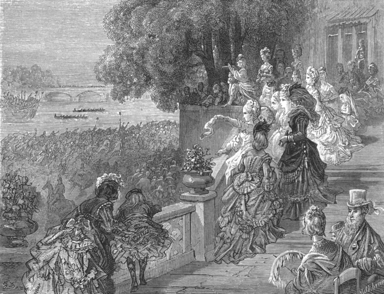 Les Tilleuls - Mortlake - Gustave Dore