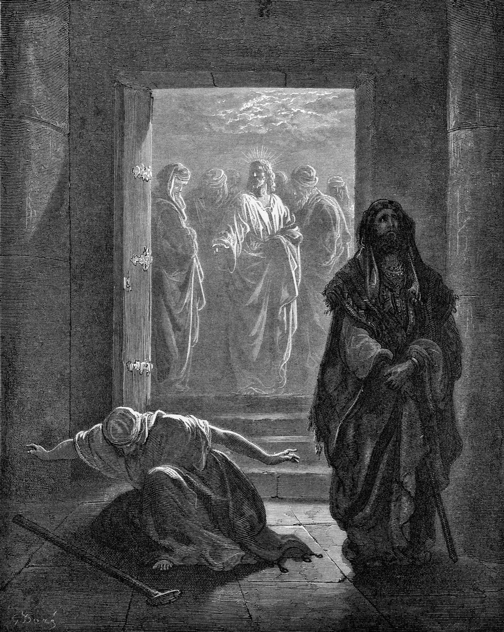 Le pharisien et le publicain - Gustave Dore
