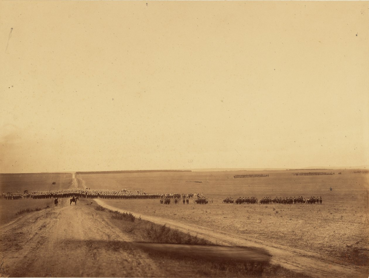 [Manœuvres de cavalerie, Camp de Chalons] - Gustave Le Gray