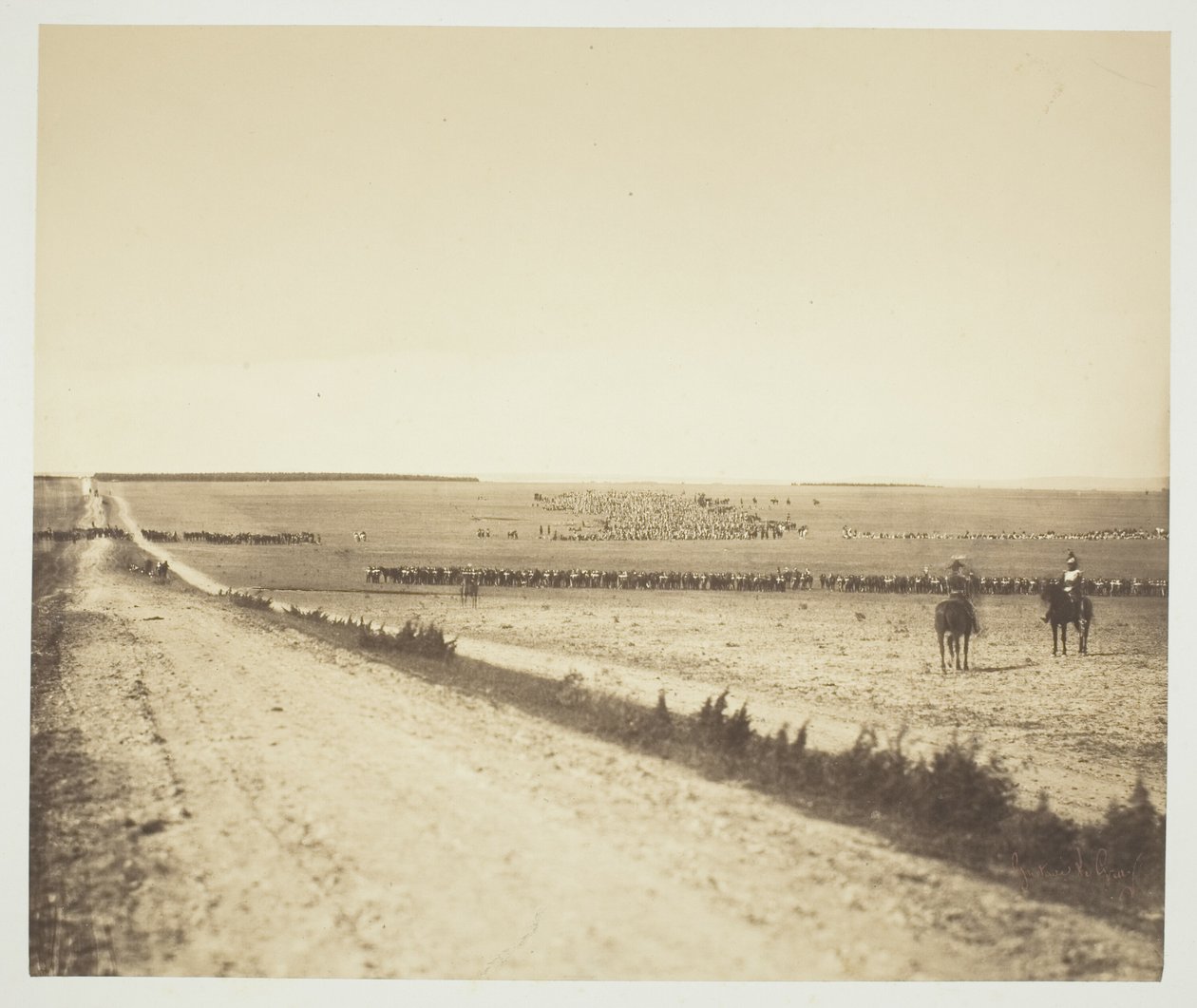 Manœuvres, Camp de Châlons - Gustave Le Gray